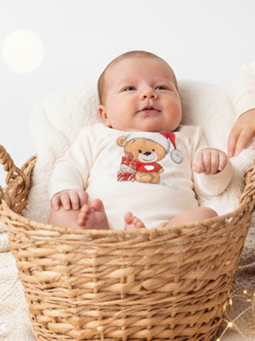 Dětské body CHRISTMAS GIFT s dlouhým rukávem