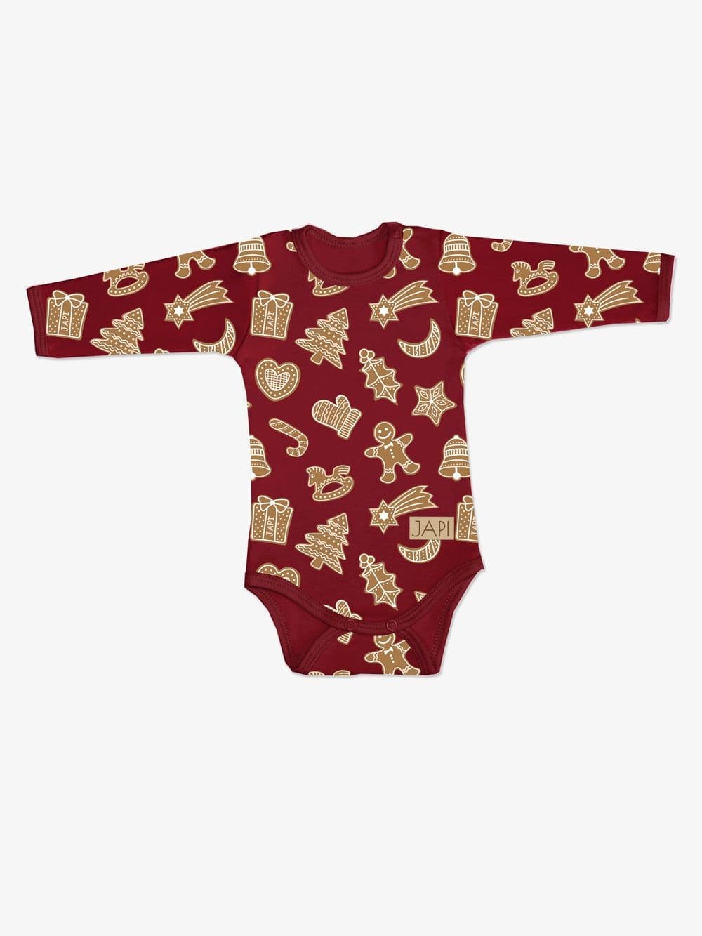 Dívčí body GINGERBREAD s dlouhým rukávem