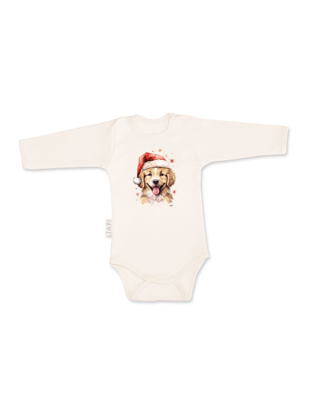 Dětské body CHRISTMAS DOG s dlouhým rukávem