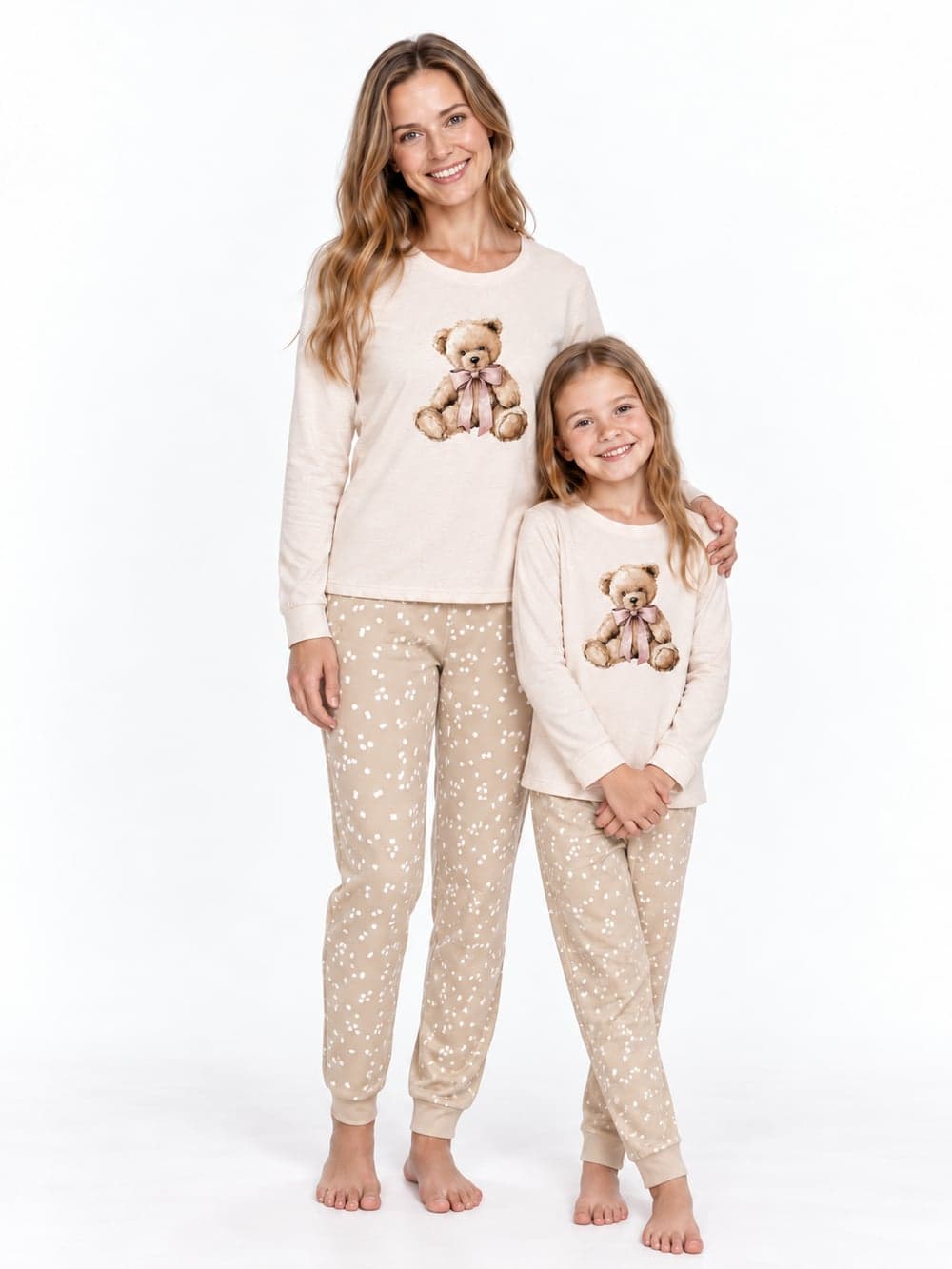 Mama a dcera ve sladěné kolekci CUTE TEDDY
