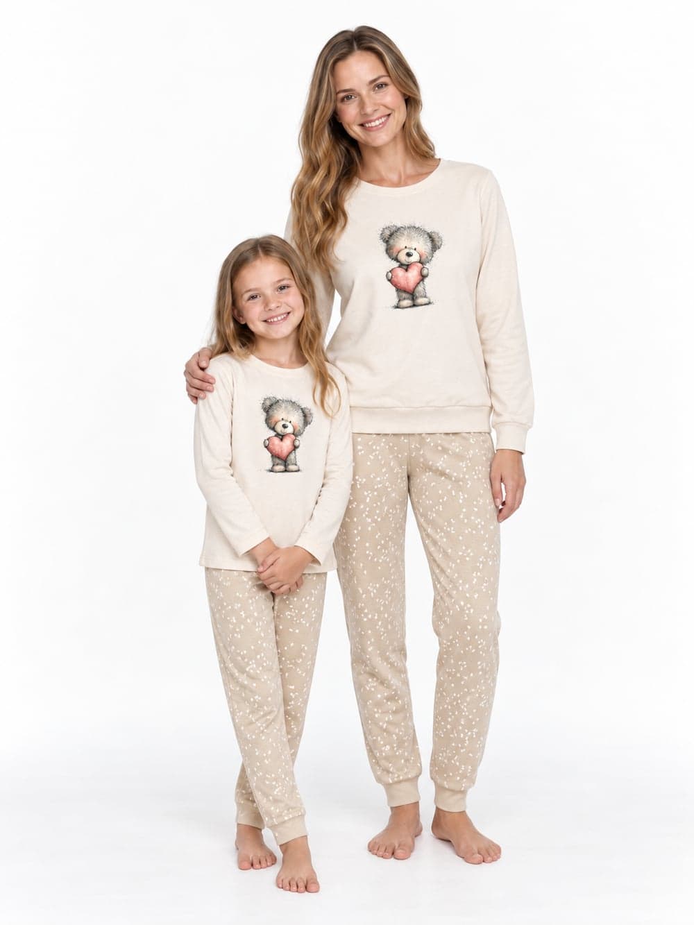 Mama a dcera ve sladěné kolekci LOVELY TEDDY