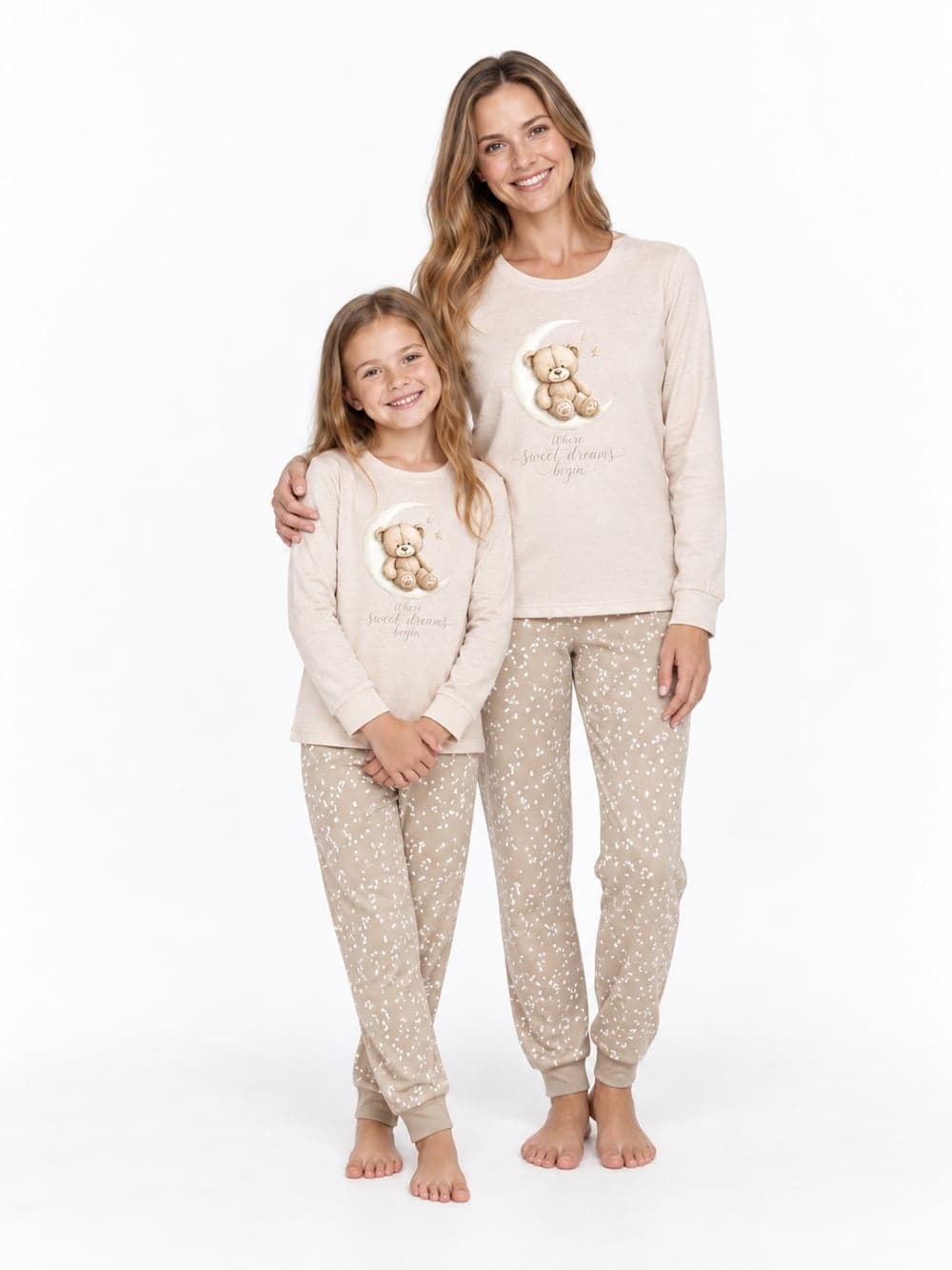 Mama a dcera ve sladěné kolekci MOON TEDDY