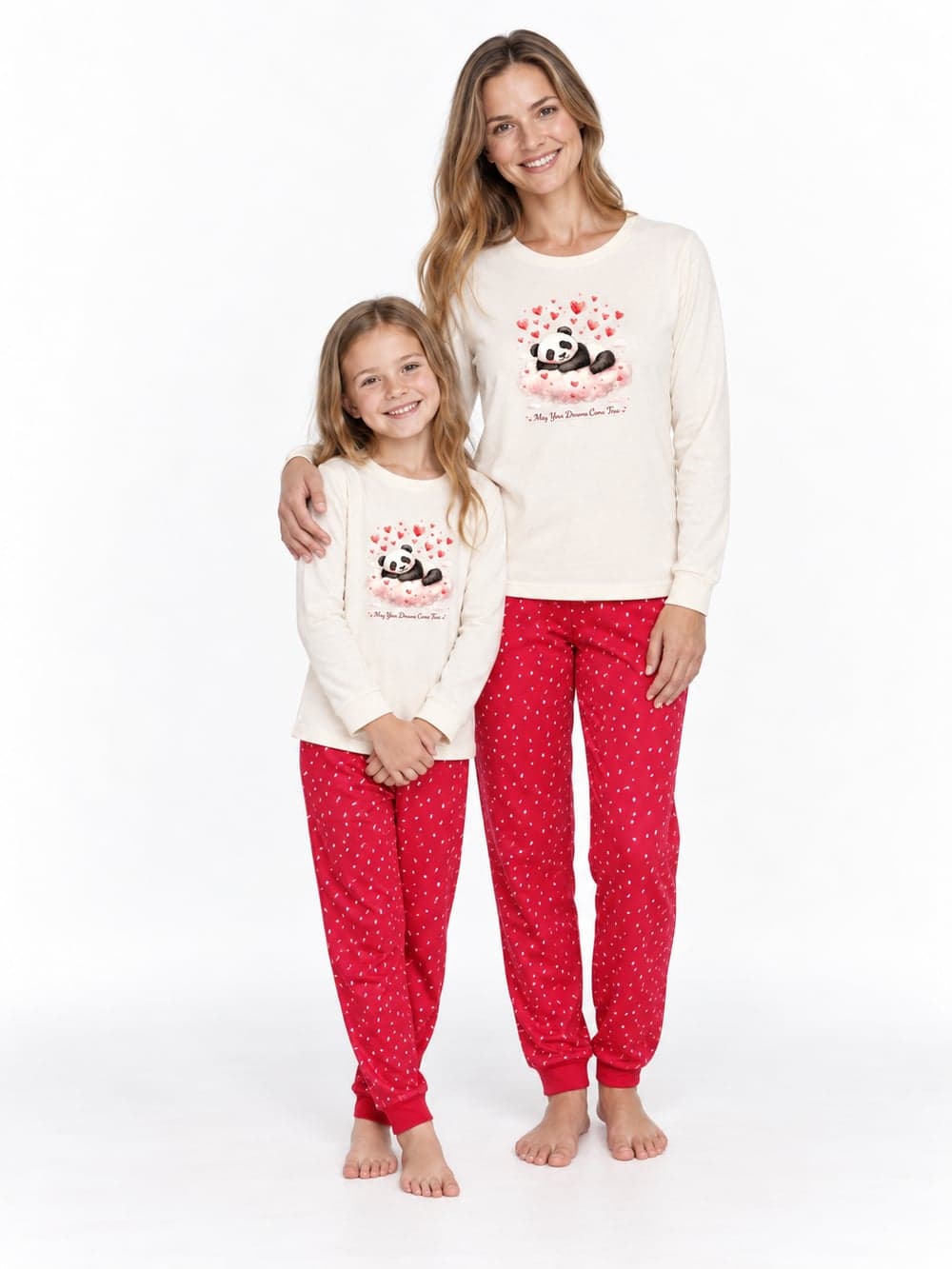 Mama a dcera ve sladěné kolekci PANDA DREAMS