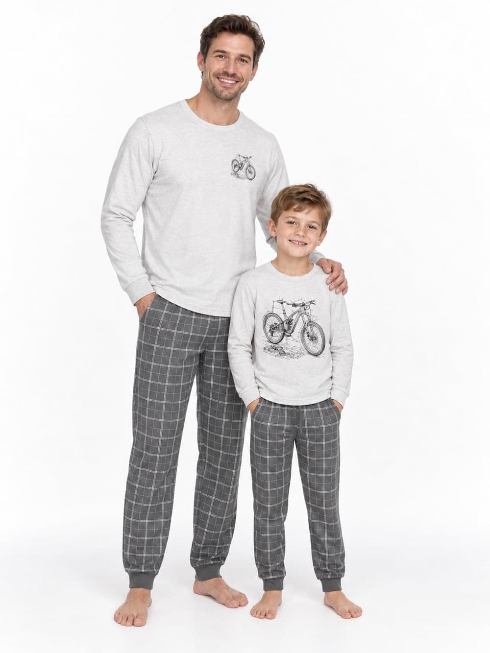 Otec a syn ve sladěné kolekci BIKE TIME
