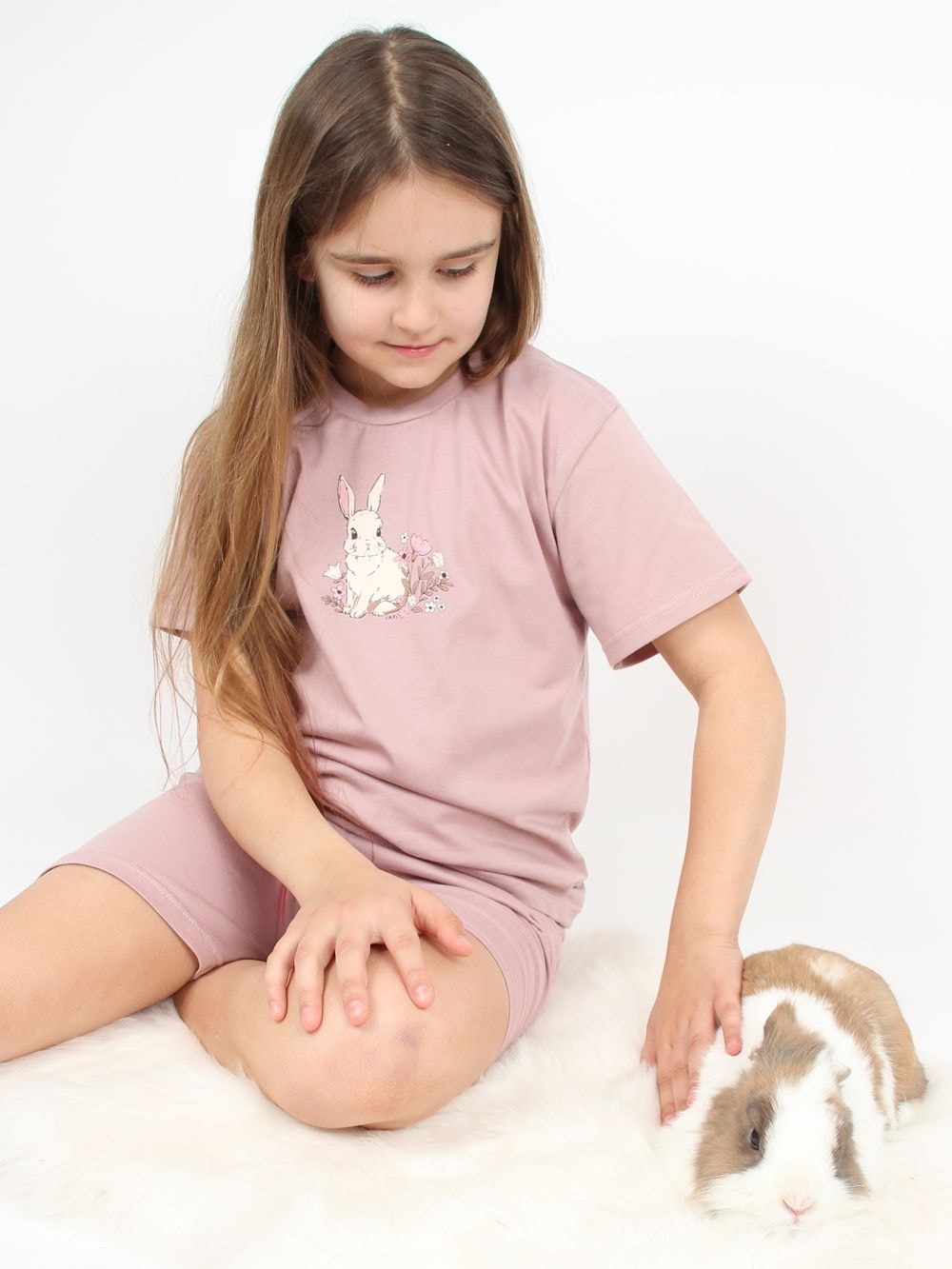 Dívčí pyžamo SWEET BUNNY s krátkým rukávem