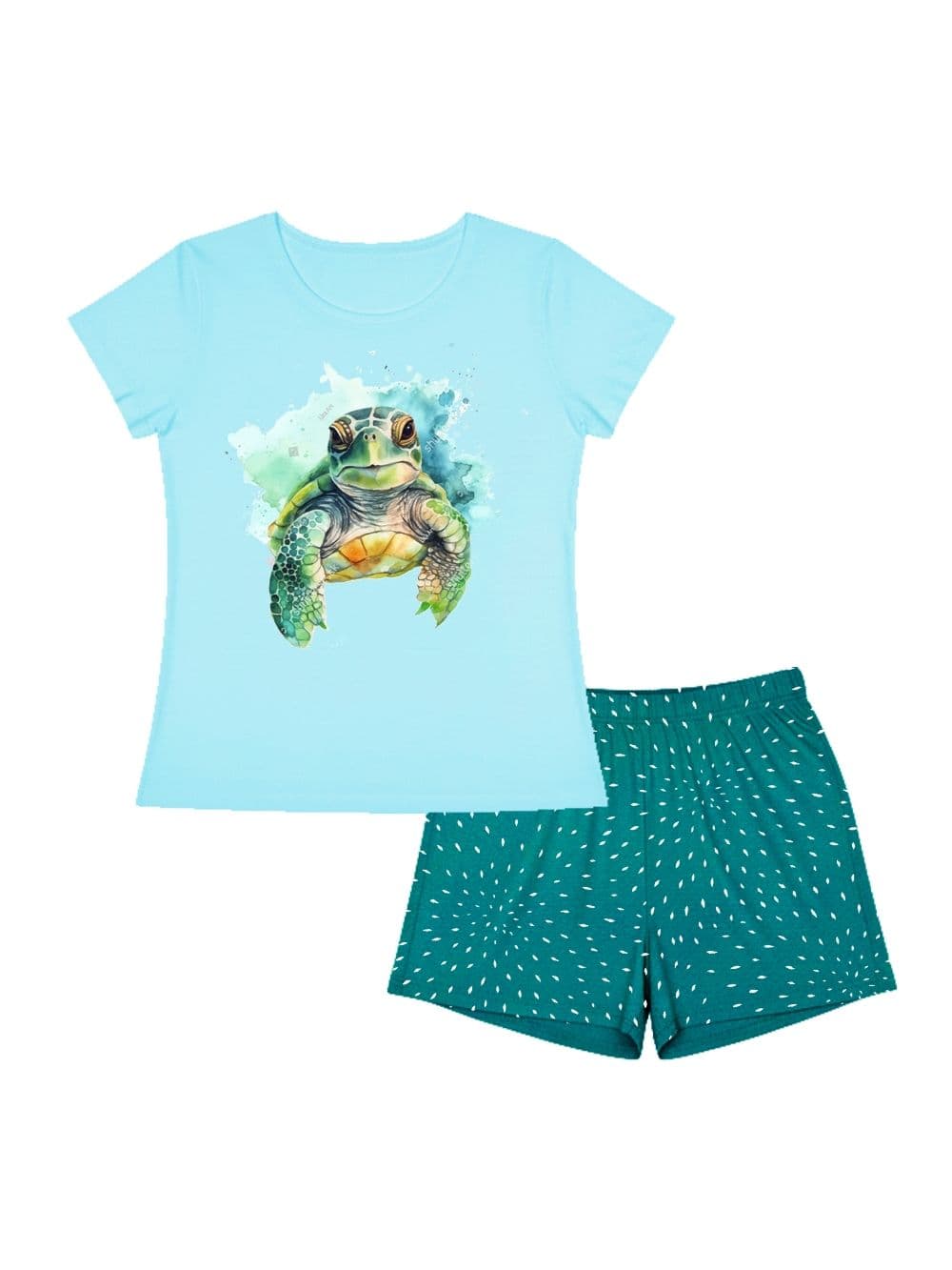 Dámské pyžamo TURTLE s krátkým rukávem