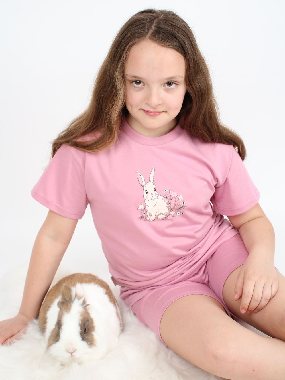 Dívčí pyžamo SWEET BUNNY s krátkým rukávem