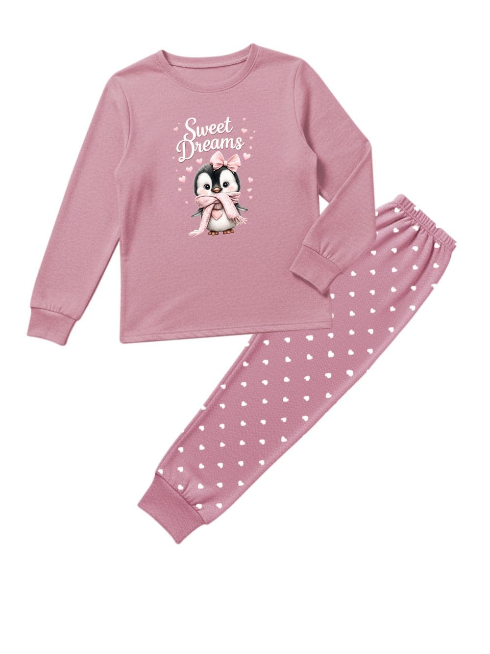 Dívčí pyžamo CUTE PENGUIN, pohled 2