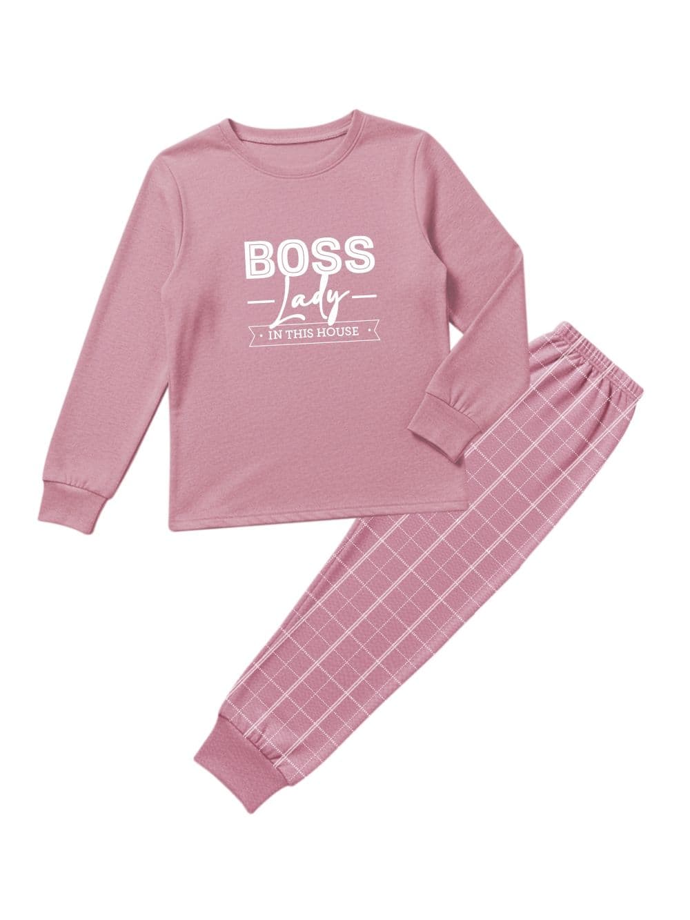 Dámské pyžamo BOSS s dlouhým rukávem