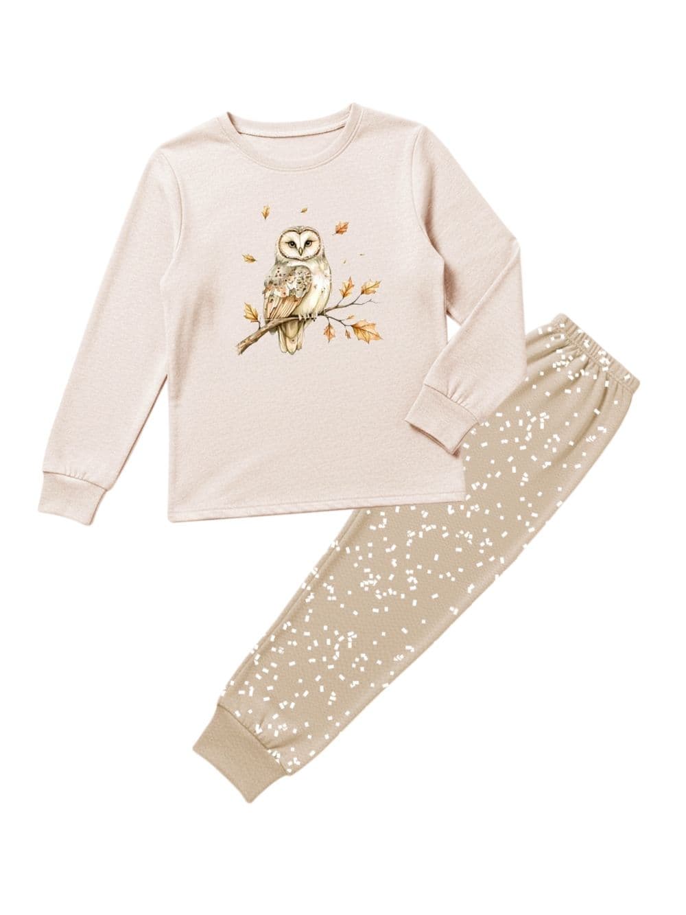 Dámské pyžamo CUTE OWL s dlouhým rukávem