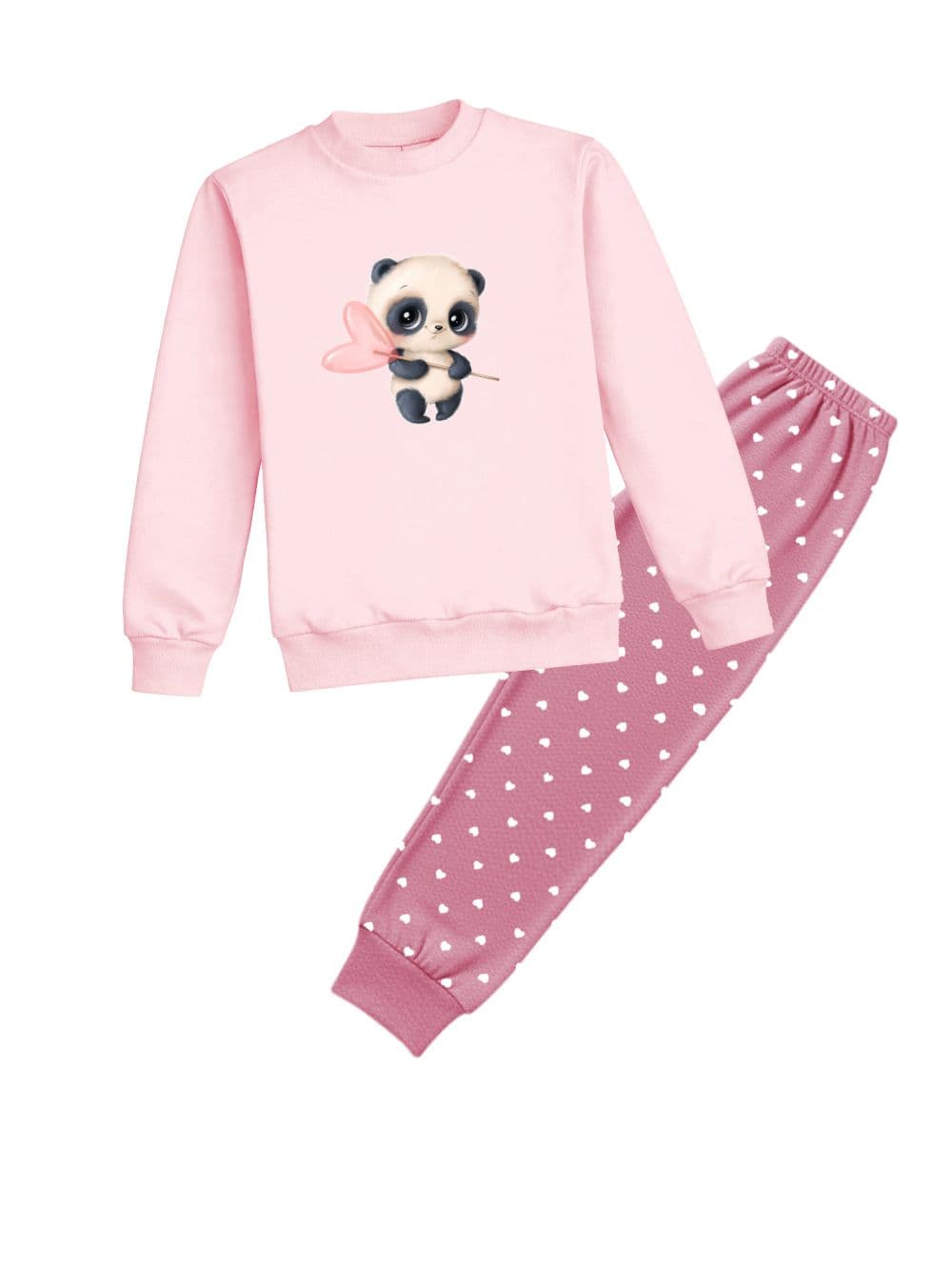 Dámské pyžamo CUTE PANDA s dlouhým rukávem