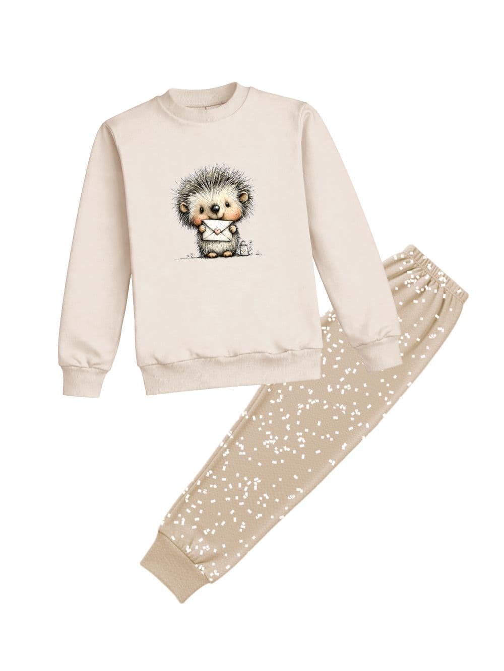 Dámské pyžamo LOVELY HEDGEHOG s dlouhým rukávem