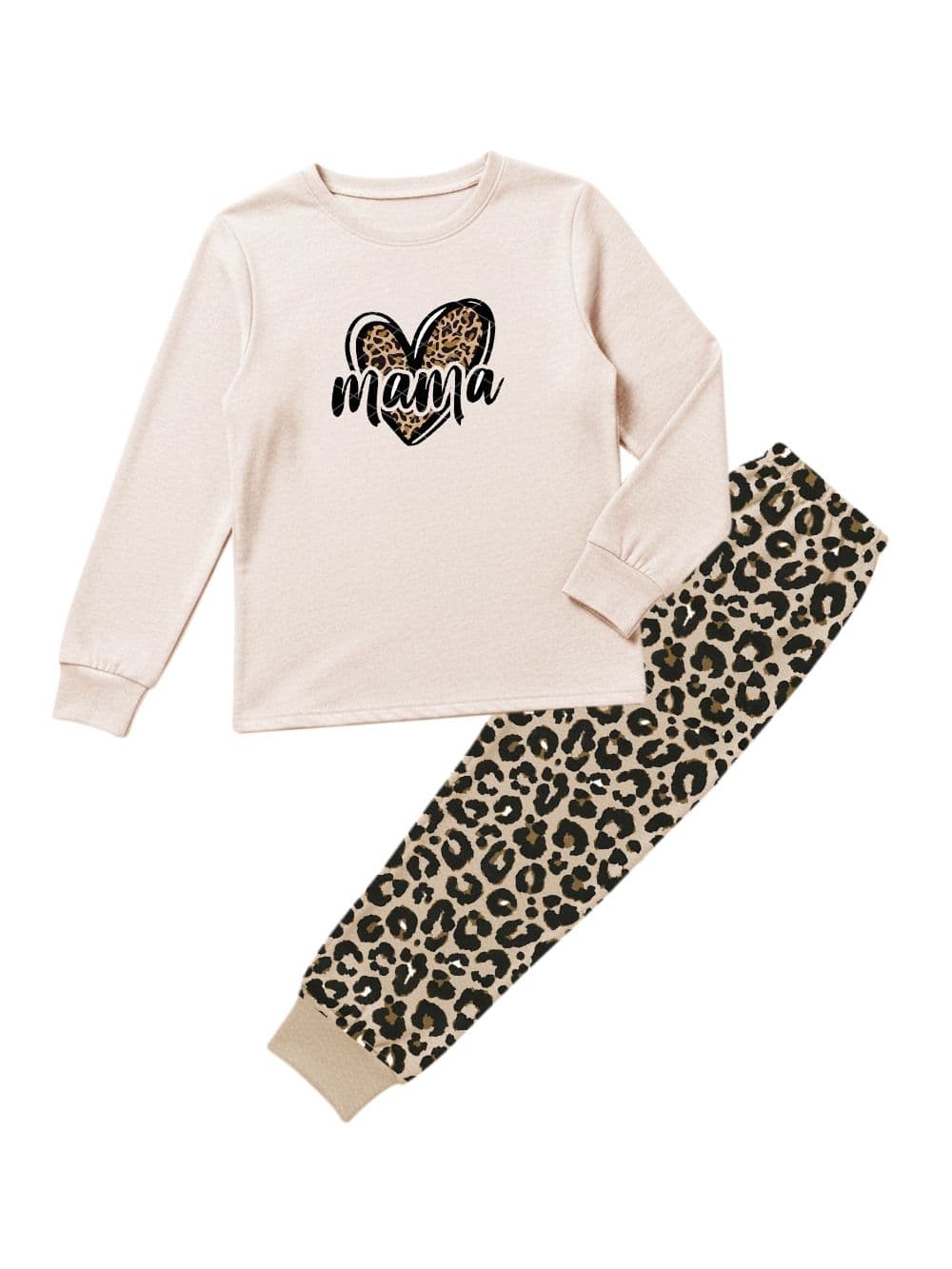 Dámské pyžamo MINI and MAMA s dlouhým rukávem