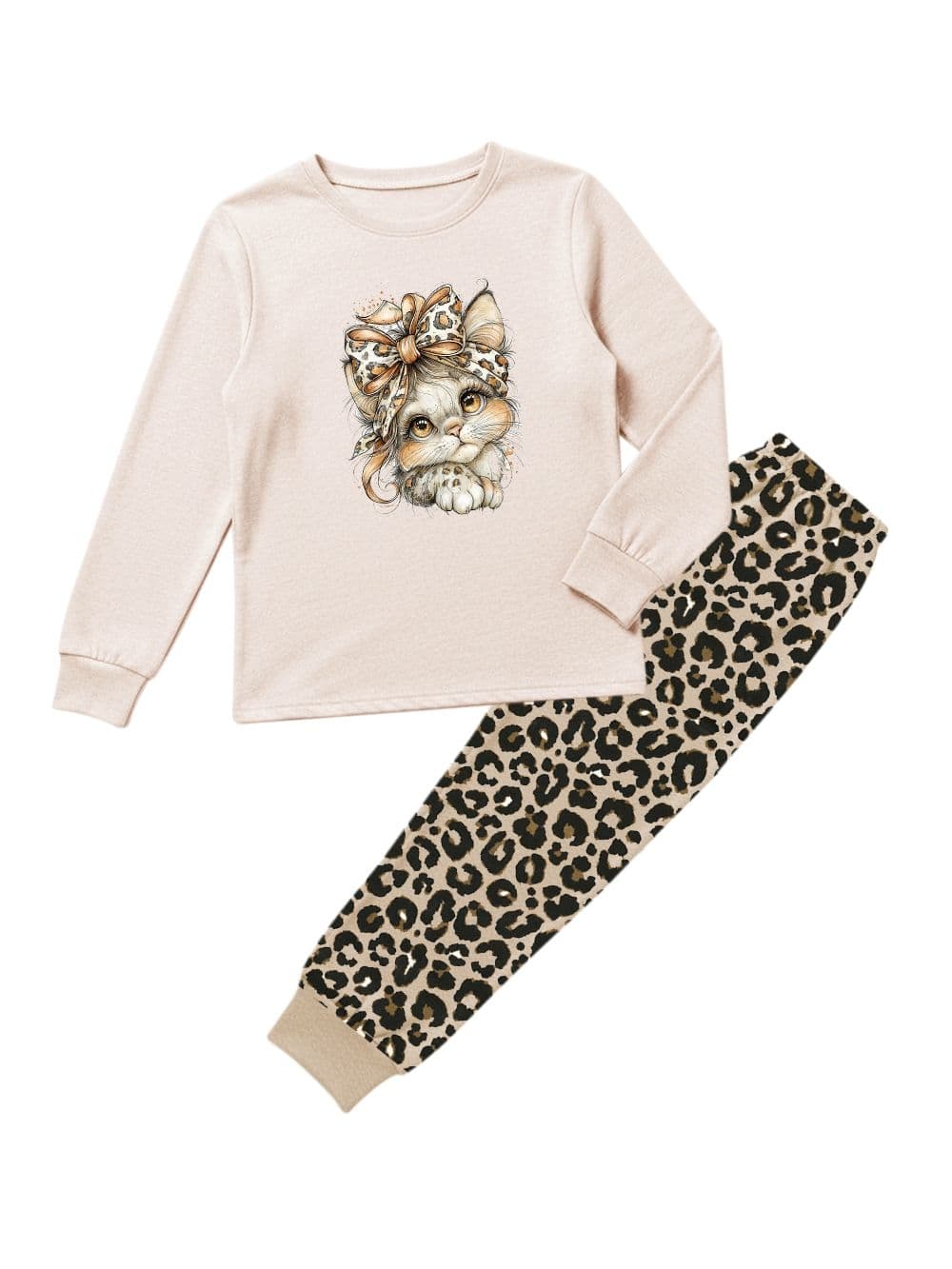 Dámské pyžamo WILD CAT s dlouhým rukávem, pohled 2