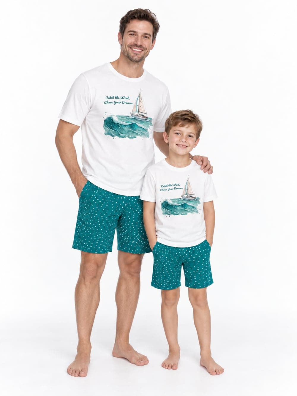 Otec a syn ve sladěné kolekci OCEAN WAVES